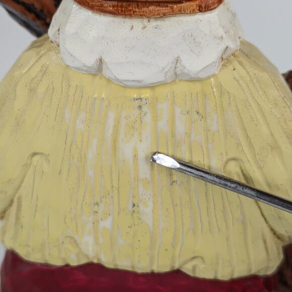 Golf Santa Christmas Ornament Scottish Resin Golfing Ball Bag Holiday Tradition - Picture 5 of 7